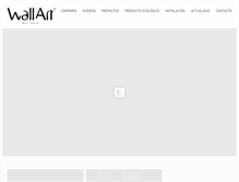 Tablet Screenshot of mywallart.es